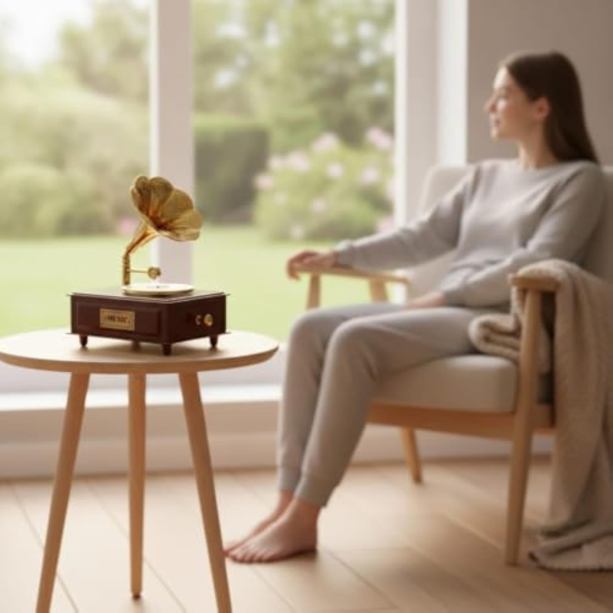 Novelty Tabletop Melody Box, Decorative Desktop Ornament