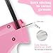 Stitch Gun for Clothes Quick Clothing Fixer & Tagging Gun with 6 Needles & 1000 Black+1000 White Fasteners, Handheld Sewing Tool for Instant Repairs, Quilting, Retail Price Tags No Thread Needed Red