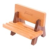 SINORHEMA Wood Ipad Stand Chair Phone Holder Desktop Adjustable Dock Cradle Compatible with Tablets