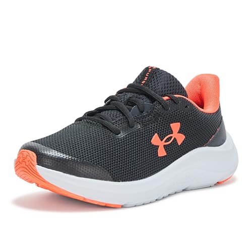 Image of Under Armour Men's Ua BGS Pursuit 4 Running Shoes, 003 Black Anthracite Ares Red, 36.5 EU