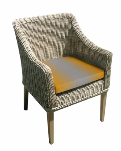 Pinroote Orange Grey Ombre Patio Cushion Covers, Outdoor Cushion Covers Waterproof Seat Cushion Slipcovers, Gradient Contemporary Abstract Art Chair Cushion Cover for Garden Sofa 20