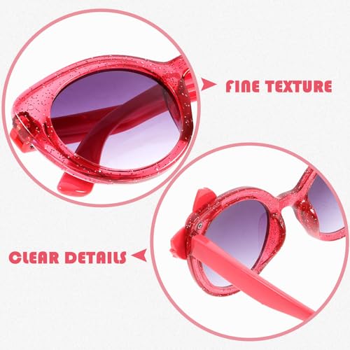 SOIMISS Óculos De Sol Bowknot Óculos De Sol De Desenho Animado Plástico Bowknot Lembrancinhas Para C