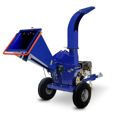 Jurmiture 5-Inch 420cc 15hp Gas Wood Chipper with Tow Hitch