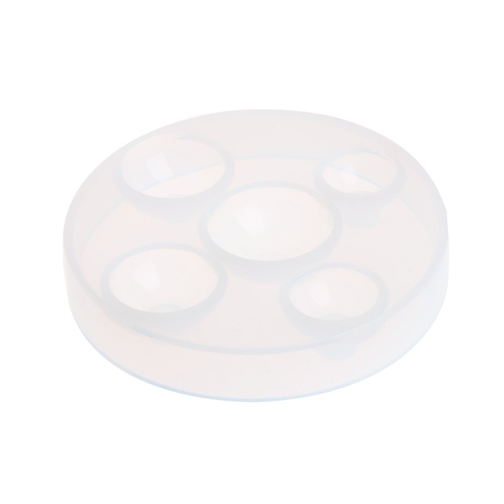 Nihenhao Clear Semi Sphere Half Round Silicone Mold Jewelry Craft Moulds For Making Necklace Bracelet Craft Resin Casting Mold Silicone