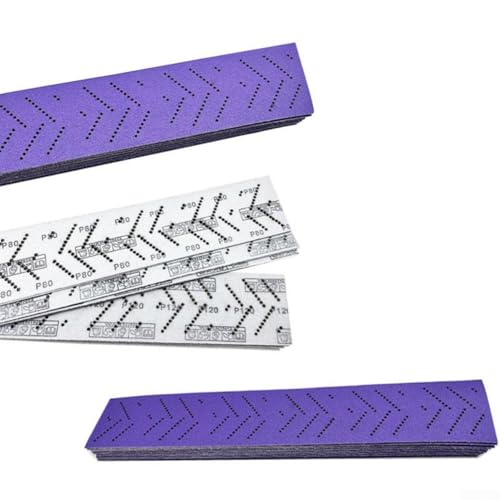 Lot de 10 feuilles de papier abrasif à crochet avec motif multi-trous grain 80500 pour besoins de ponçage fin et rugueux (grain 240)