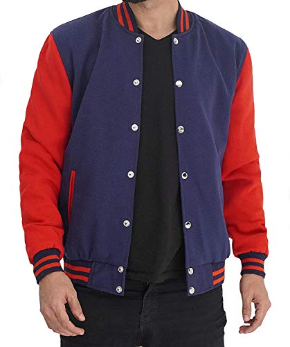 blue and red jacket