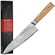 Damast Küchenmesser KLAMER Chefmesser 20cm aus japanischem Damaststahl