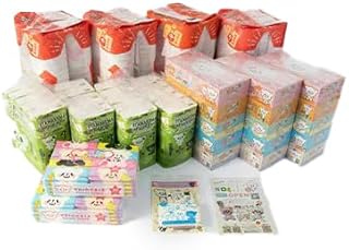 開運おやまくま家庭紙セット(BOXティッシュ＆トイレットペーパー)第二弾