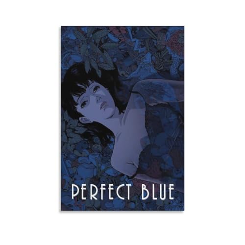 Perfect Blue Poster d'anime, affiche de film d'anime classique, impression sur toile, décoration d'intérieur moderne, 20 x 30 cm