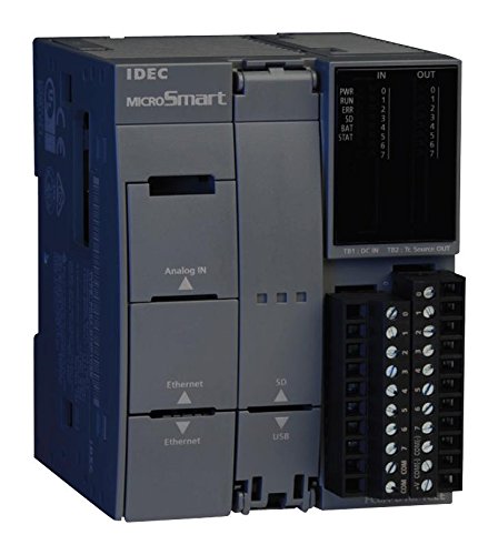 IDEC FC6A-D16R1CEE CPU Module, MicroSmart FC6A Series PLC, 8 Inputs, 8 Relay Outputs, 24 Vdc