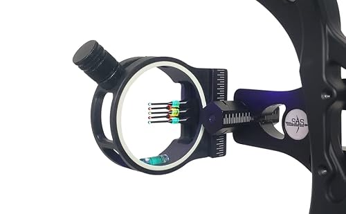 SAS Compound Bow Fiber Optic LED Sight Light 3/8-32 Thread Universal Fit - Thumbnail 5