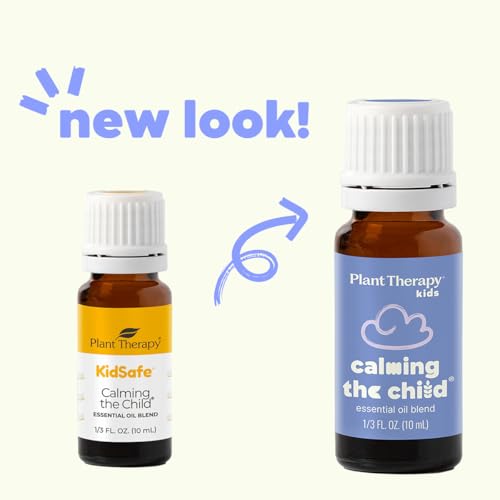 Plant Therapy KidSafe Calming The Child Essential Oil Blend - Relaxing and Soothing Blend 100% Pure, KidSafe, Undiluted, Natural Aromatherapy, Therapeutic Grade 30 mL (1oz)