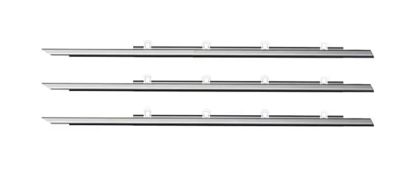 for CRV 2007-2011 Glass Protector Weatherstrip 93.5 111cm 4 PIECE 1 Set 72450-SWA-A01 Outside Windows Rubber Car Door Seal Protector