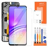 for Samsung Galaxy A05 Screen Replacement for Samsung A05 LCD Display SM-A055M A055F/DS LCD Touch Screen Digitizer Assembly Repair Parts with Frame