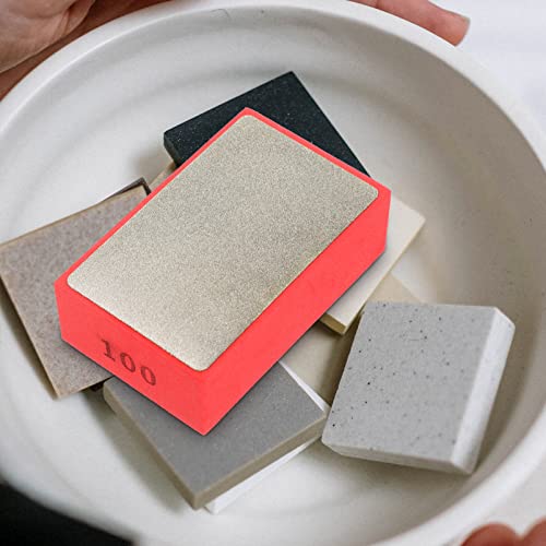 TEHAUX Almofada De Mão De Diamante Bloco De Lixamento Bloco De Polimento De Vidro Bloco De Lixamento