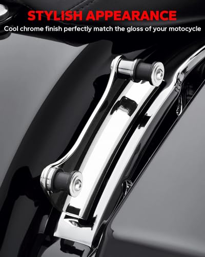 Amazicha Chrome 4 Point Docking Hardware Kit Compatible for Harley Touring Street Glide, Electra Glide, Road King, Road Glide 2014-2023 - Thumbnail 3
