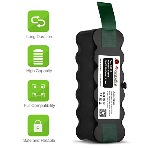 Powerextra 5000mAh Ni-MH Replacement Battery Compatible with iRobot 500, 600, 700,800 Series, 510 530 535 540 550 560 570 580 610 760 770 780 800 870 880 Robotic Vacuums 4 Gallery Image