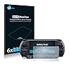 Savvies 6x Schermbeschermer compatibel met Sony PSP Street E1004 Screen Protector Ultra Transparant