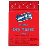 Instant Dry Yeast – 1.1 lb (500g) – Fast-Acting Yeast for Baking, Bread, Pizza Dough, and More, Kosher,