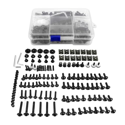 Kit boulons de carénage noir pour CBR600RR 2003-2006 complet avec vis et écrous