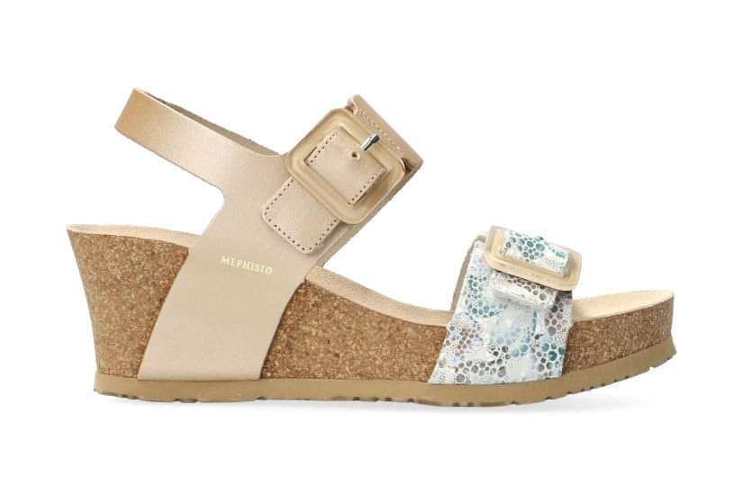 Sandales Mephisto Lissia femme en cuir premium et liège naturel