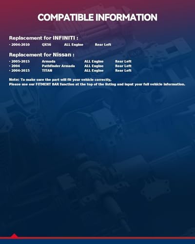 Image of KAX Rear Left Brake Caliper for 2004-2015 Nissan TITAN