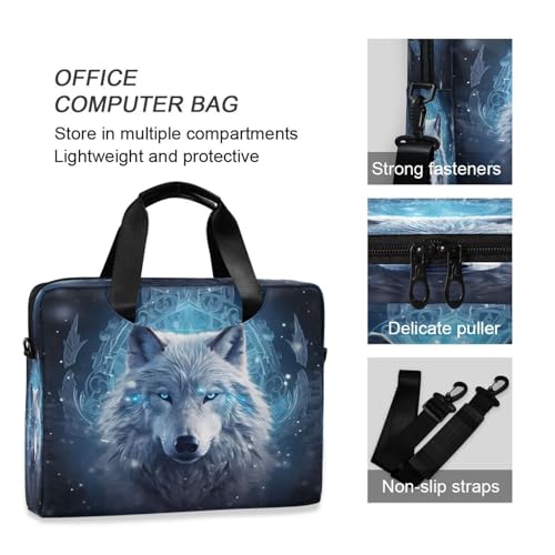 Maletín para laptop gris ALAZA con correa miniatura 5