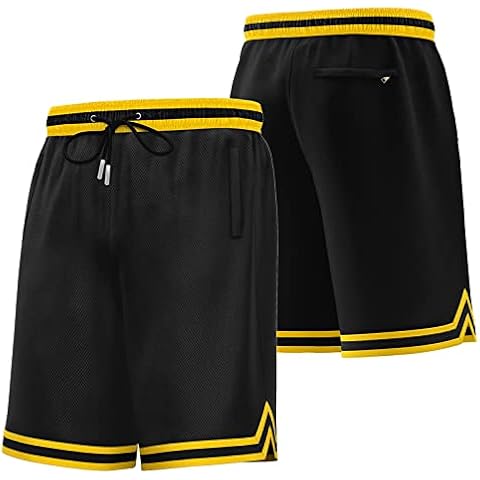 KXK Men's Athletic Mesh Basketball Shorts Cover