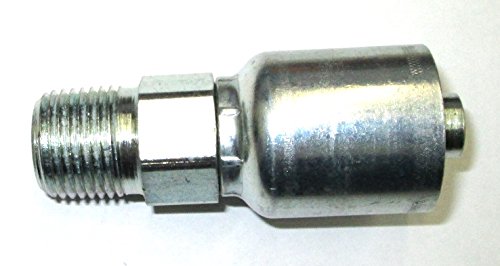 HF 10143-06-06 - Parker 10143-6-6 Fitting 3/8'' Hose X 3/8'' Male NPTF Pipe - Rigid