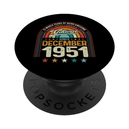 73 Cumpleaños 73 Años de Ser Impresionante Nacido Diciembre 1951 PopSockets PopGrip Intercambiable