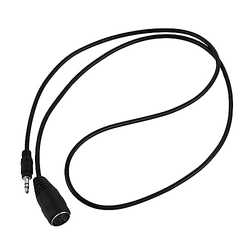 GOOHOCHY Quality Material 5-pin to 3.5mm Adapter Cable Midi to Cable for Audio Devices