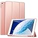 Price comparison product image ZtotopCase Case for iPad Air 10.5 2019 (3rd Generation) and iPad Pro 10.5 2017, Ultra Thin Soft TPU Back Cover with Built-in iPad Pen Holder, with Auto Sleep/Wake Function, Rosegold