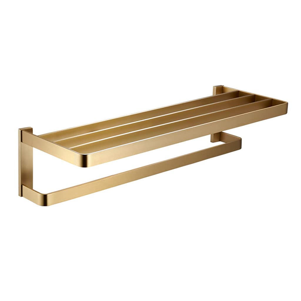 Barre de serviette multiple CRODY et étagère de douche murale en cuivre robuste