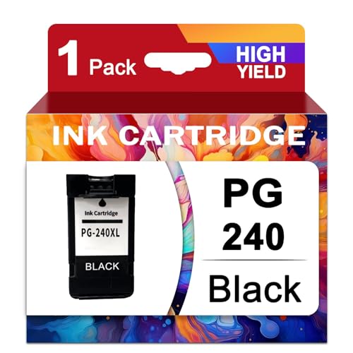 DYTHSNT PG-240 CL-241 Ink Cartridge Compatible for Canon PG240 CL241 Ink,Designed for 240 241 Ink MG2120 2220 3120 3122 3220 3222 3520 3522 3620 4120 4220 MX372 392 432 439 Printers Black