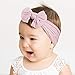 CÉLLOT 20 Colors Super Stretchy Soft Knot Baby Girl Headbands with Hair Bows Nylon Head Wrap For Newborn Baby Girls Infants Toddlers Kids
