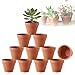 Abiemuce 10 Stück 10 X 8 cm Tontöpfe Klein mit Abflussloch, DIY Tontöpfe Klein zum Basteln Wiederverwendbar Terrakotta Topf für Pflanzen für Wohnung und Büro - Tontopf Blumentopf (10pcs-10x8)