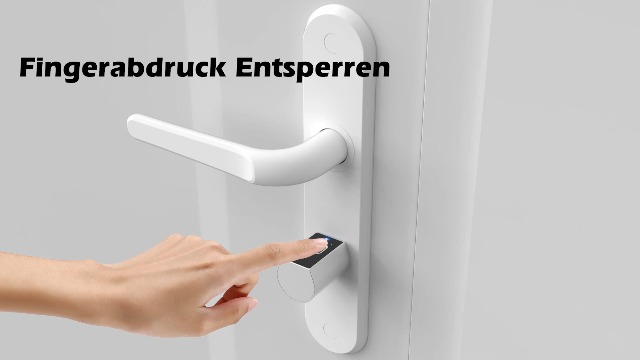 Eseesmart Smart Türschloss Mit Fingerabdruck – Auch Per App, Zahlencode, RFID Karte & Schlüssel, Für Türen 65-90 Mm