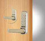Para uso interno y externo Codelocks 0405 SS - Manilla para puerta con mecanismo de seguridad mediante código