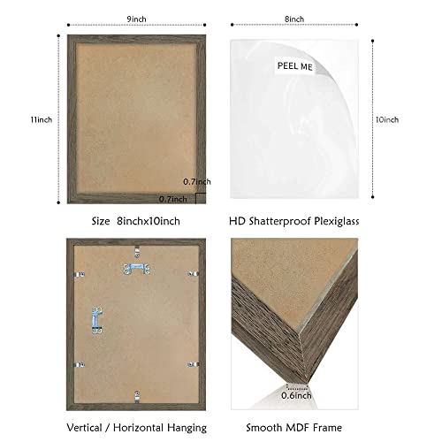 Nature Landscape Framed Wall Art: Home Office Bedroom Living Room Bathroom Modern Foggy Mountain Painting Country Black Misty Forest Picture Pine Tree Woodland Lake Scene Print Wildlife Animal Deer Artwork #TOP5