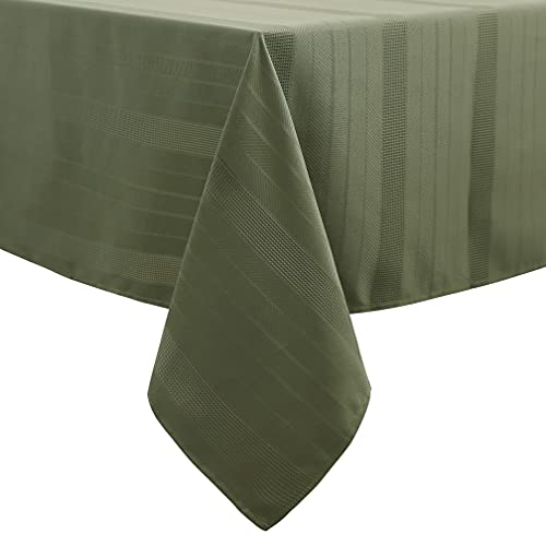 Randall Rectangle Oblong Tablecloth 60" x84” 7 Feet Machine Washable, Water Resistant Dust-Proof & Anti-Stain Table Cover for Kitchen Dinning Party Farmhouse Tabletop Decoration(6 Seats, Sage Green)