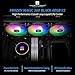Thermalright Frozen Magic 360 Black ARGB V2 CPU Aio Cooler, Triple High-Performance PWM Fans with 1600RPM, for Intel LGA1150/1151//1200/2011/ 1700&AMD:AM4/AM5, PC Cooler Aio, 240 Liquid Cooling Row