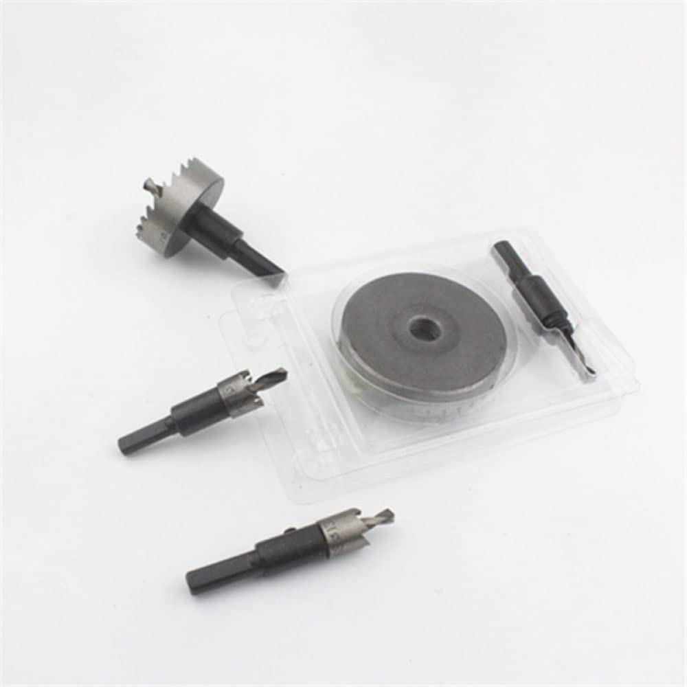 Brocas para sierra de corona HSS Brocas de núcleo de metal blando de aluminio de plástico, madera, 90 mm