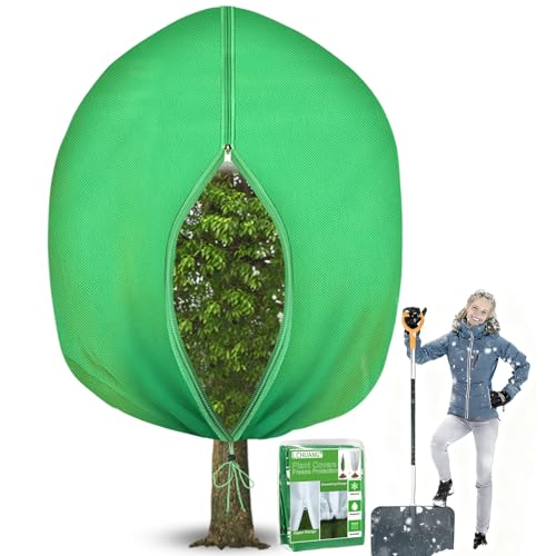 LCHUANG Winter Plant Covers Freeze Protection - 118' x 118' Extra Large Frost Blankets for Plants...