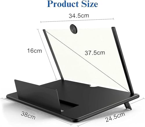 Image of 3D HD Screen Magnifier & Phone Holder - Screen Expander and Amplifier for All Smartphones with Eye Protection