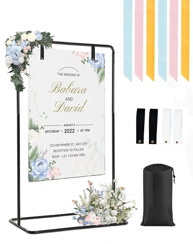 Fullvaseer Wedding Welcome Sign Stand, 69