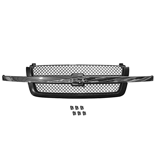 1A Auto Grille Parking Light Headlight Mounting Panel Kit For 03-04 Avalanche Silverado #TOP7