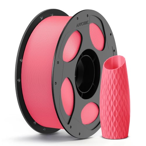 ANYCUBIC PLA 3D Printer Filament, 3D Printing PLA Filament 1.75mm Dimensional Accuracy +/- 0.02mm, 1KG Reusable Spool (2.2 lbs), Pink