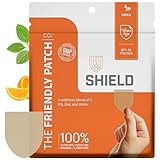 The Friendly Patch Shield Immunity Support Patch | Wearable Immune Boosters for Adults with Vitamin D3, C and Zinc | 28 Immunity Boost Patches
