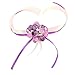 PRETYZOOM Flor de la muñeca de la Boda Mano Perla Artificial Flor Pulsera Ramillete para el Banquete de Boda Nupcial Baile de Dama de Honor niños favores