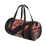 Gym Sports Dance Travel Duffel Bag African American Woman Luggage Bag for Weekender Sports Vacation